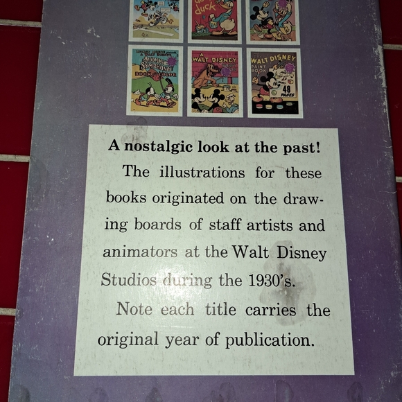 Lot (2) Vtg Mickey Mouse Walt Disney Silly Symphony/Donald Books To Color 1930's - Picture 15 of 16
